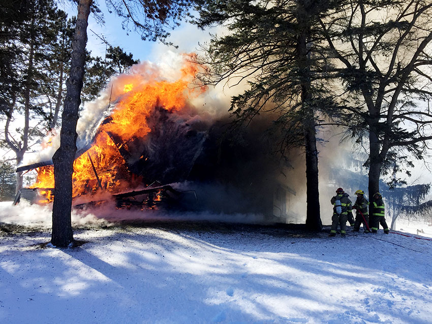 Fire damages Custer Township house; occupants get out safely.