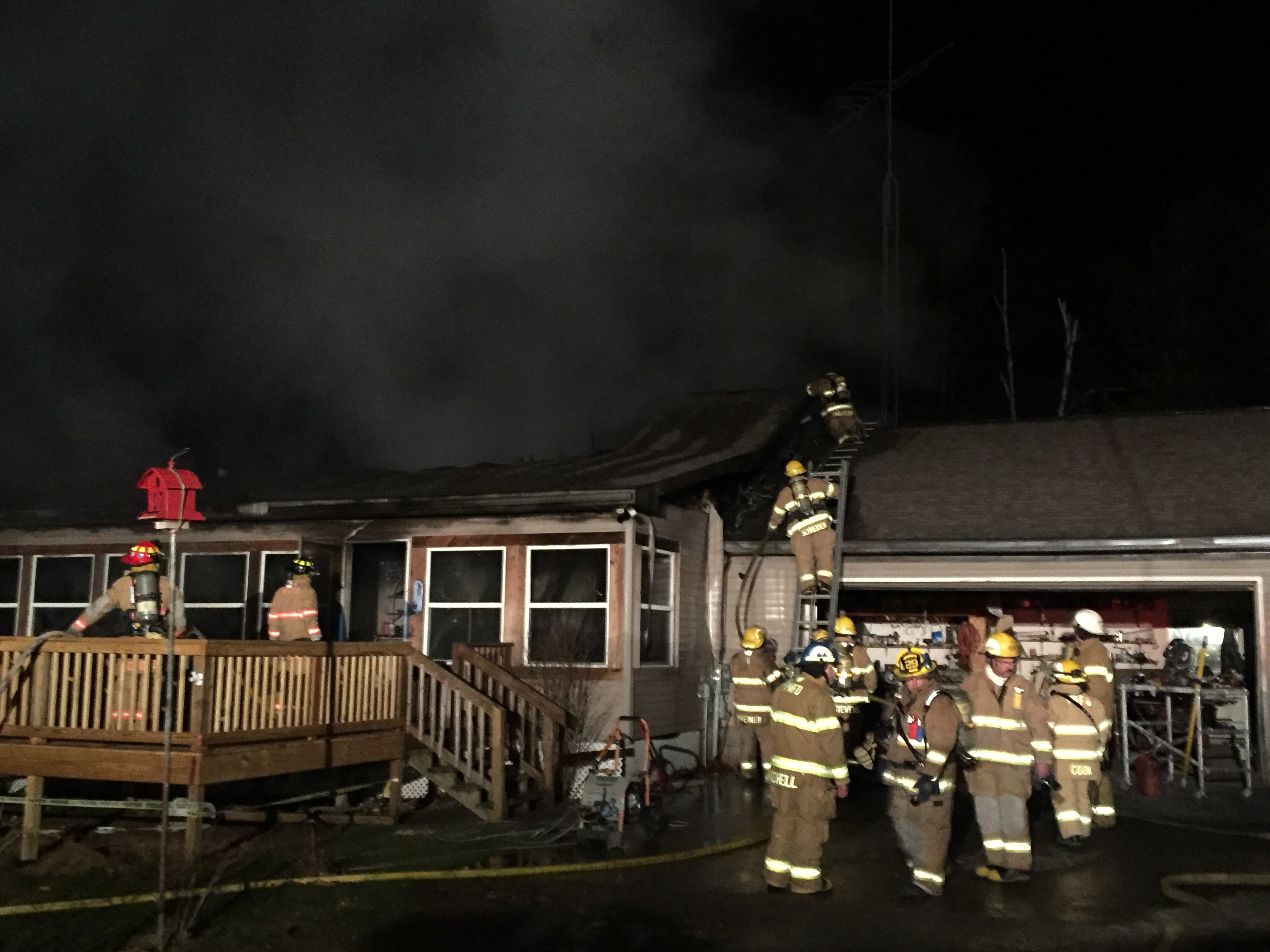 Fire damages Hamlin Twp. house. 