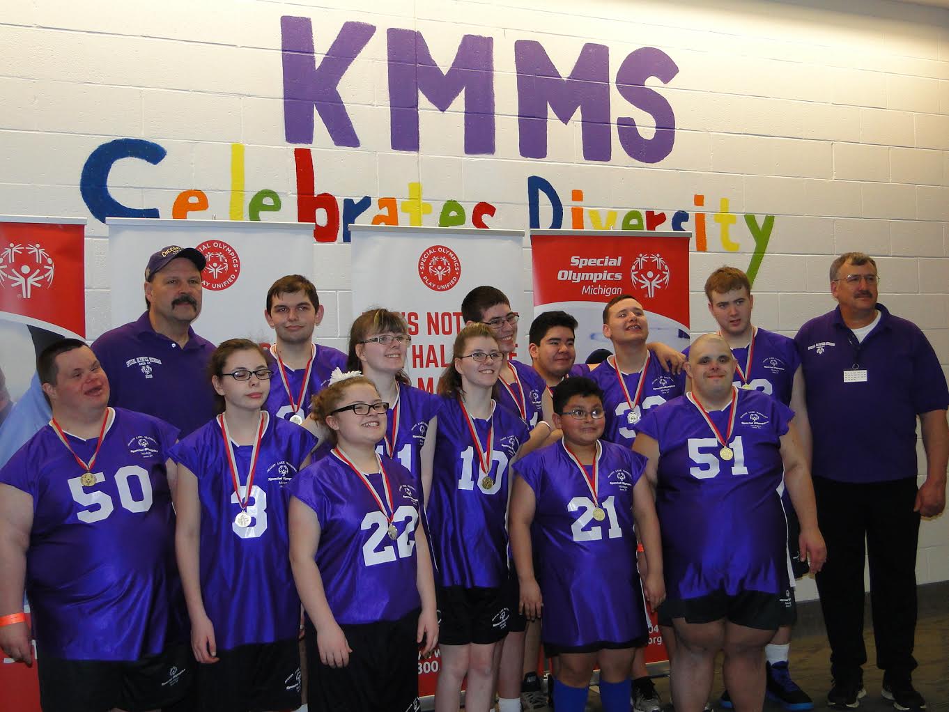 Special Olympics teams play districts, one team will move on to state.