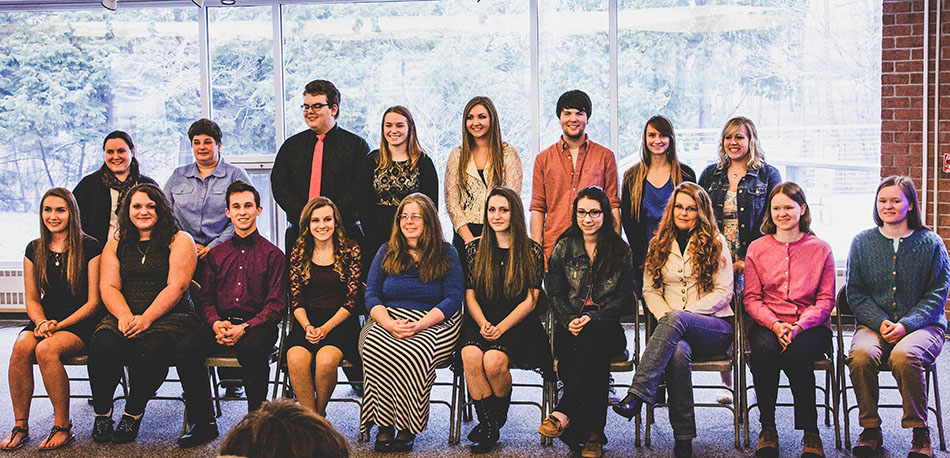 WSCC honors society inducts new members.