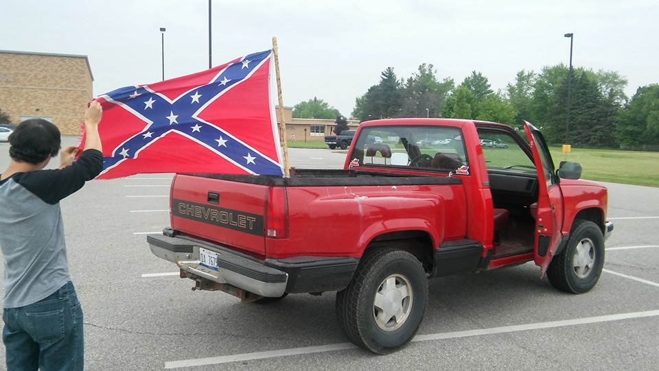Student claims he was banned from MCC for displaying Confederate flag; superintendent says that’s not the whole story.