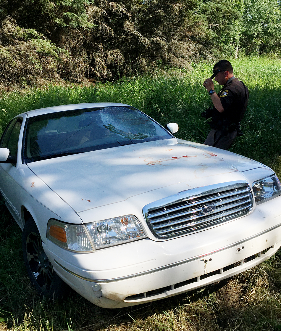 Man arrested after fighting deputy in road.