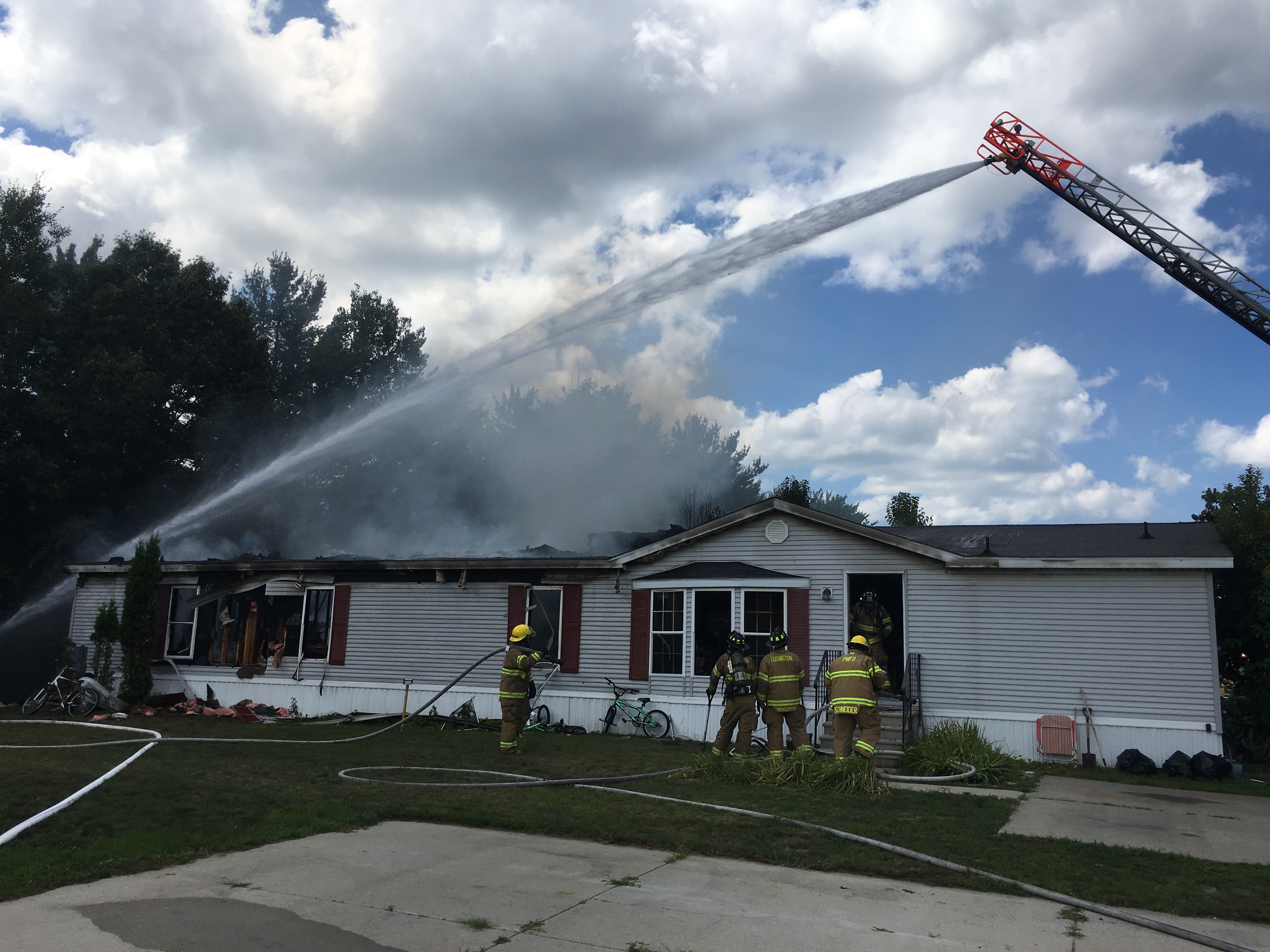 Family loses home following Amber Twp. fire.