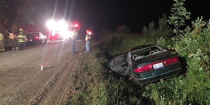 Alcohol believed to be a factor in crash.