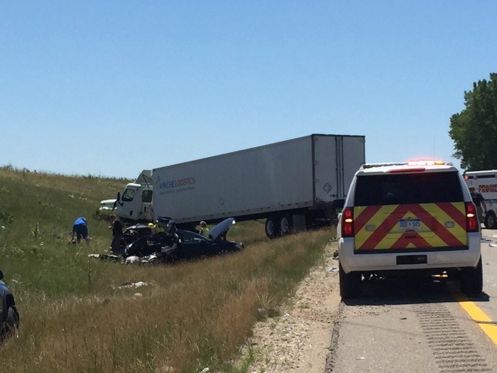 Ludington trucker involved in Oceana crash.