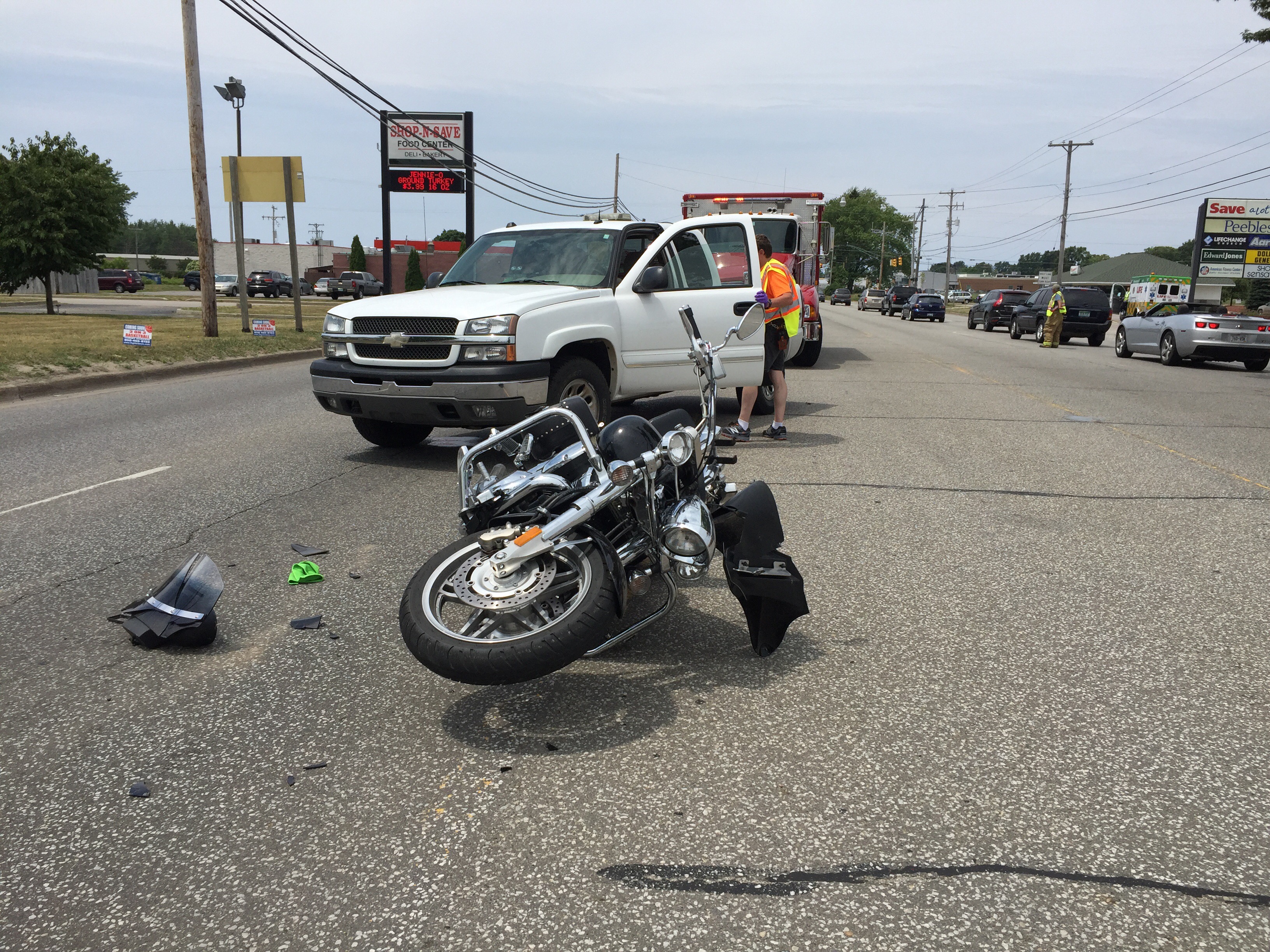 Motorcyclist injured on US 10.