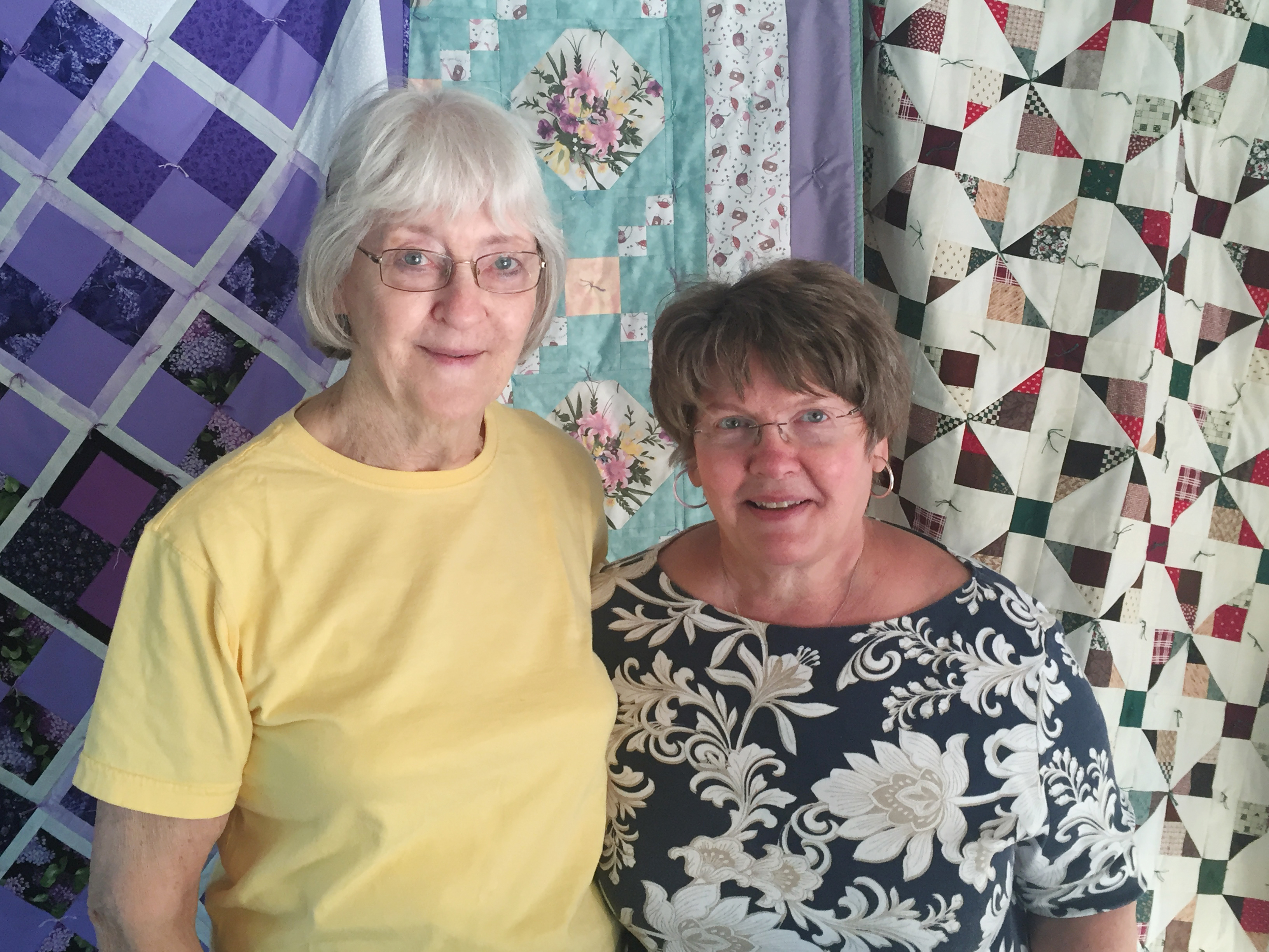Quilting guild donates to Eagle Village.