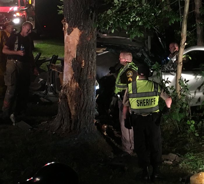 Ludington teens in serious condition following crash.