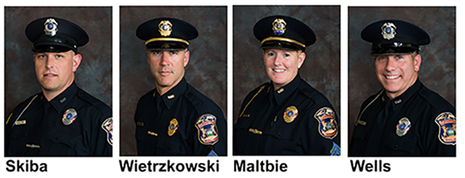Ludington police officers recognized for saving men who overdosed.