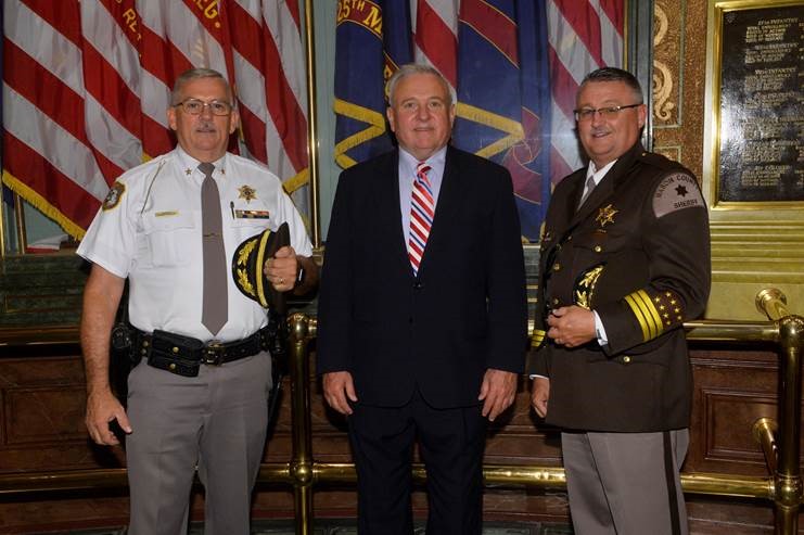 Sheriff Cole attends Capitol Sept. 11 ceremony.
