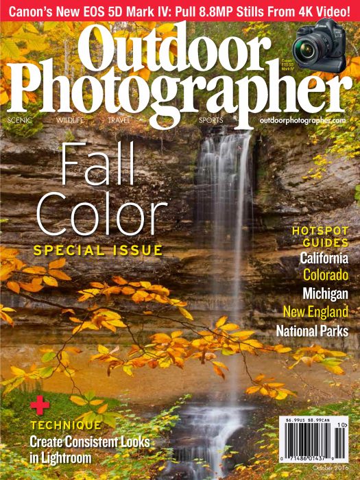 Reeds featured in Outdoor Photographer magazine.