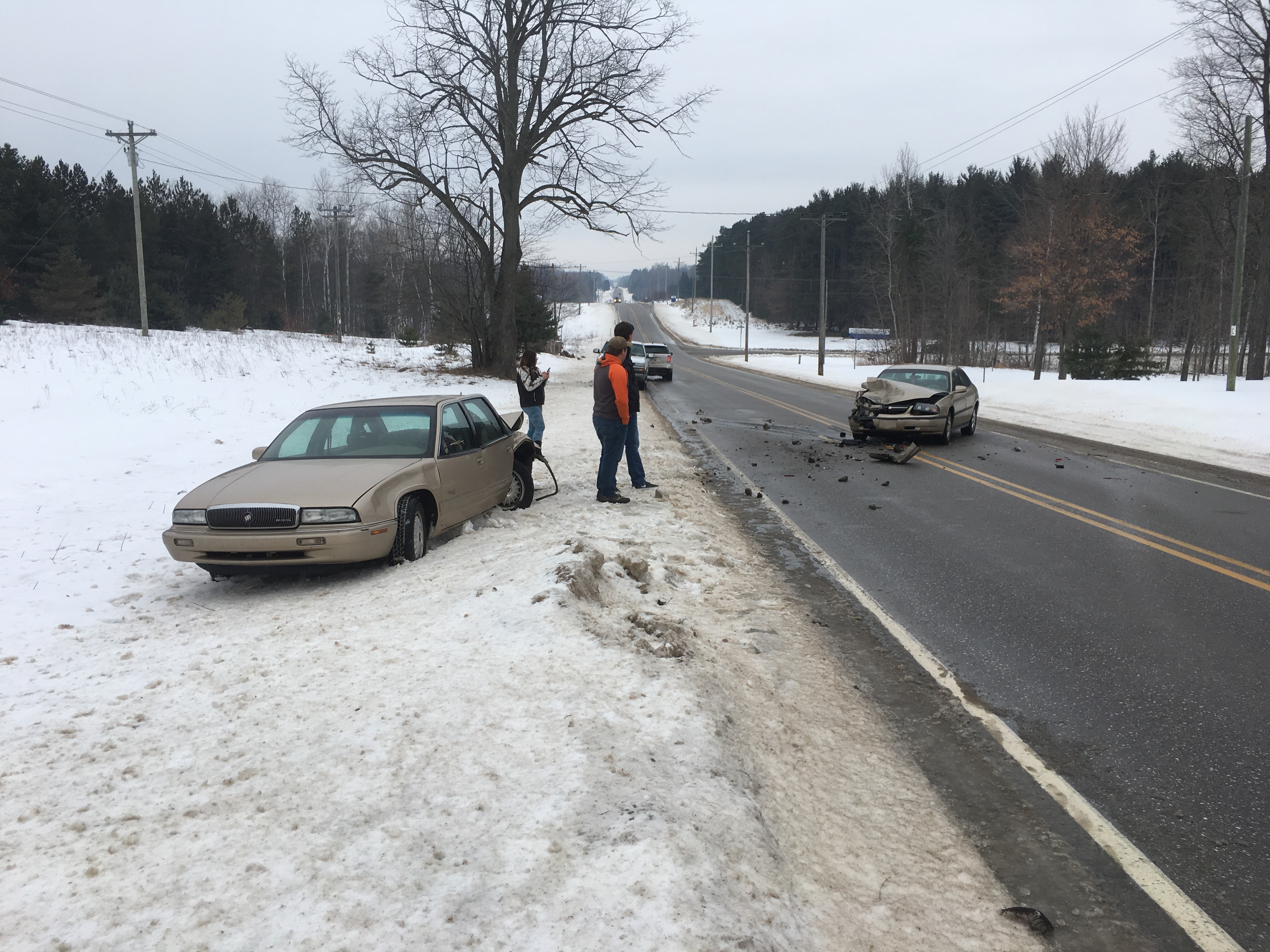 No injuries after Stiles Rd crash.