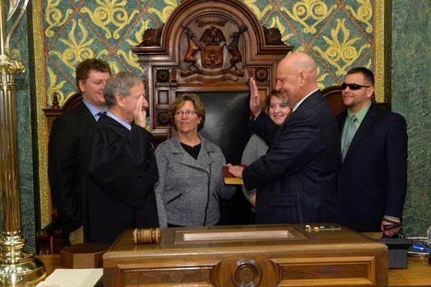 VanderWall takes office.