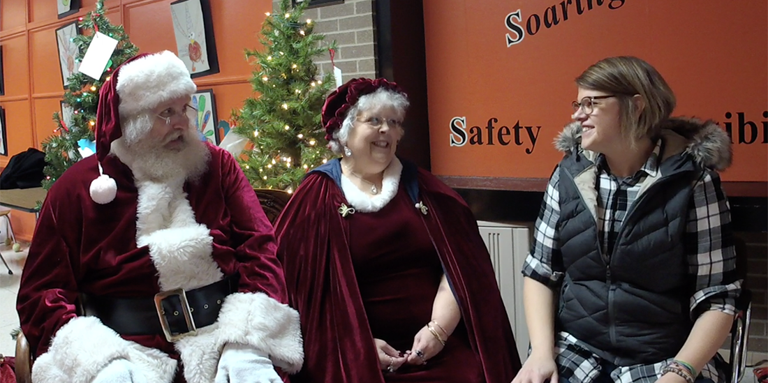 The Scoop: Talking with Santa and Mrs. Claus.