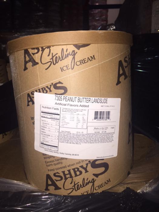 House of Flavors recalls Ashby’s Sterling Peanut Butter Landslide Ice