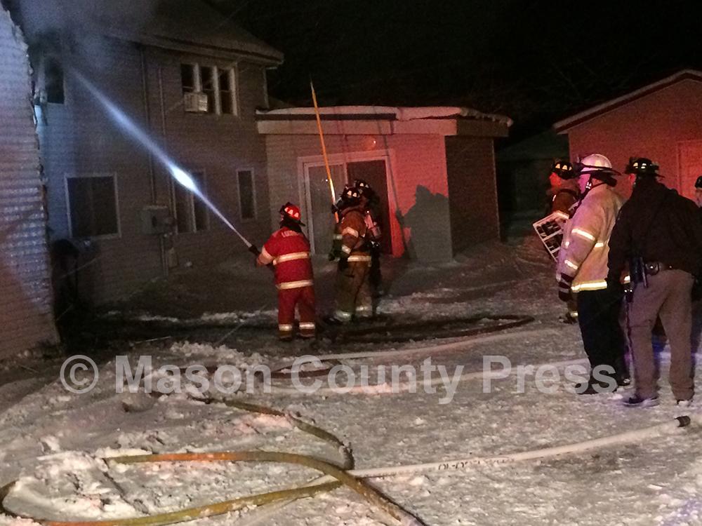 Fire damages Foster St. house.