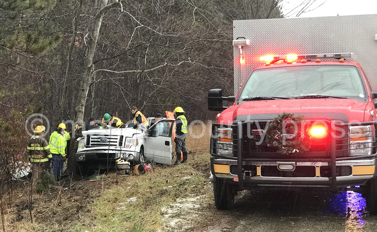 2 injured in Custer Road rollover crash.