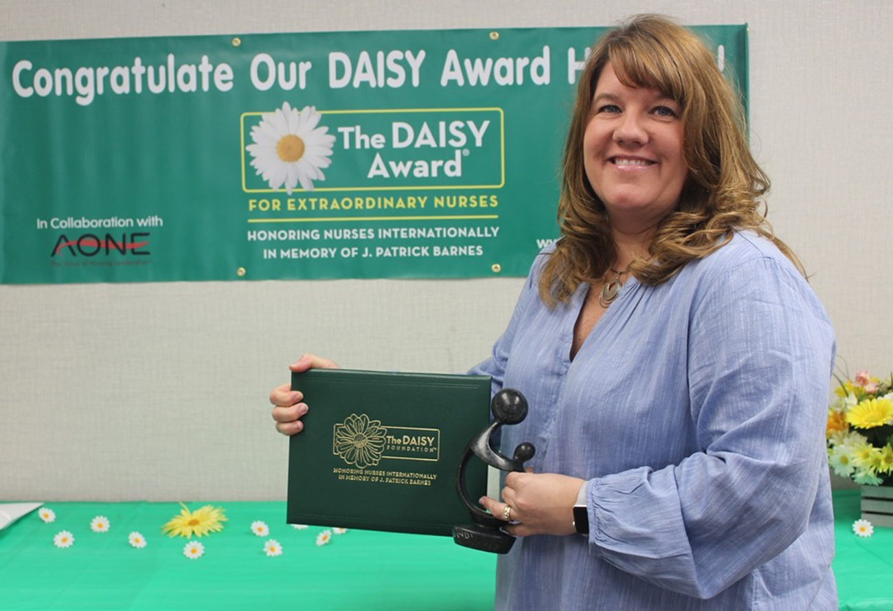 Hospital honors nurse Trisha Plamondon with DAISY Award