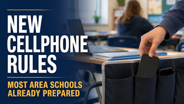 New state cellphone law mirrors policies already in place at most area schools
